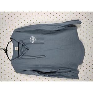 Victorias Secret PINK Long Sleeve NEW YORK lace front campus tee shirt SMALL